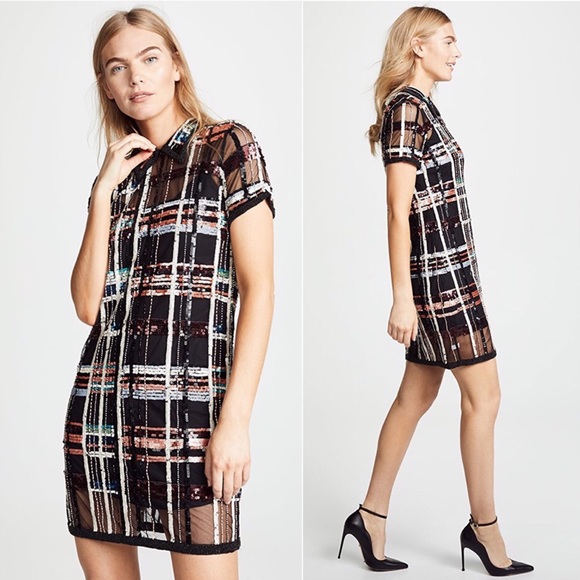 Parker Dresses & Skirts - *SOLD* Parker Grayson Beaded Dress in Peach Multi